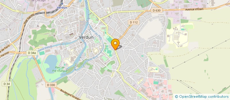 localisation de l'entreprise ELECTRO VERDUN INDUSTRIE à VERDUN