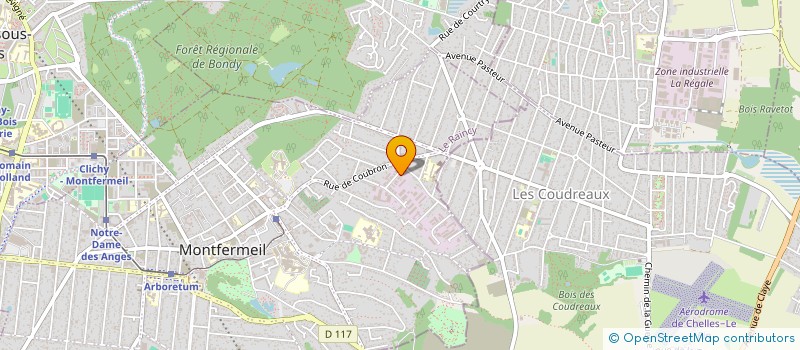 localisation de l'entreprise ELECTROBAT à MONTFERMEIL