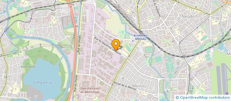 localisation de l'entreprise ELECTROCAR à STRASBOURG