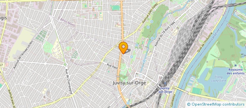 localisation de l'entreprise ELECTROCAR à JUVISY-SUR-ORGE