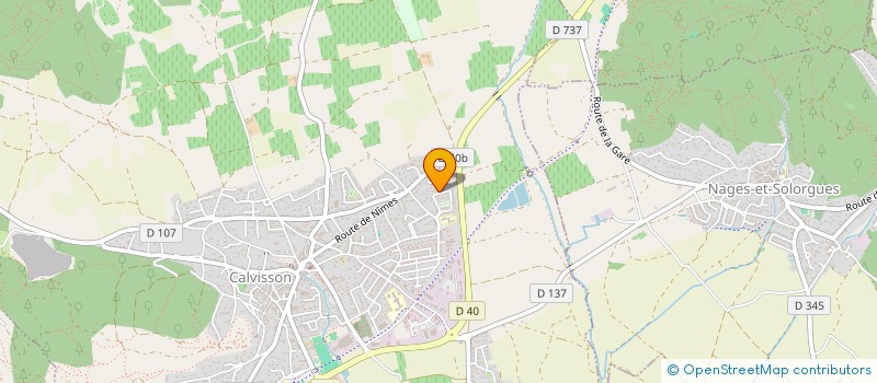 localisation de l'entreprise ELECTROCLIMATISATION SERVICE  CALVISSON