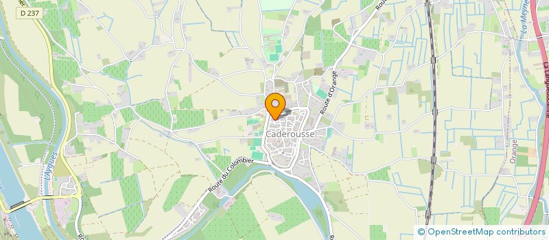 localisation de l'entreprise ELECTRODAY PRODUCTION  CADEROUSSE