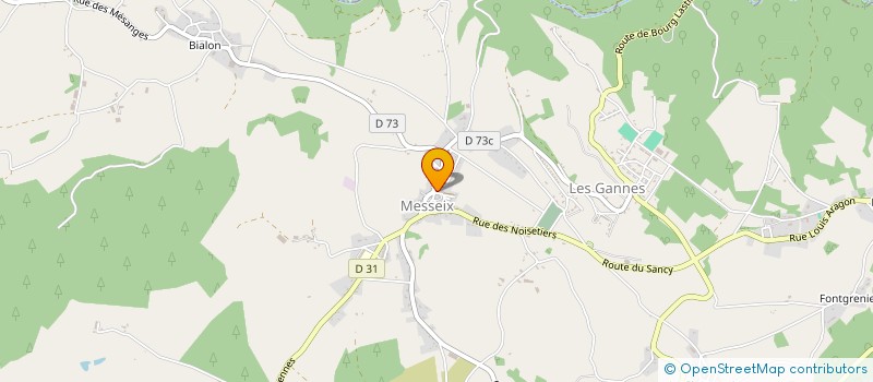 localisation de l'entreprise ELECTRODDE  MESSEIX