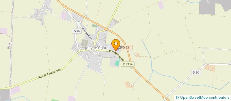 localisation de l'entreprise ELECTROEROSION FIL OLIVER à JOUY-LE-CHATEL