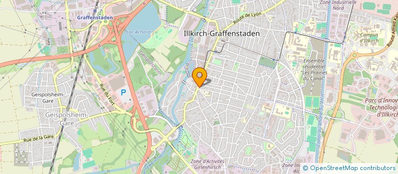 localisation de l'entreprise ELECTROEXPERT  ILLKIRCH-GRAFFENSTADEN