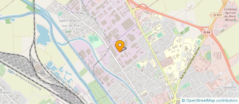 localisation de l'entreprise ELECTROFLUIDE  CHALONS-EN-CHAMPAGNE