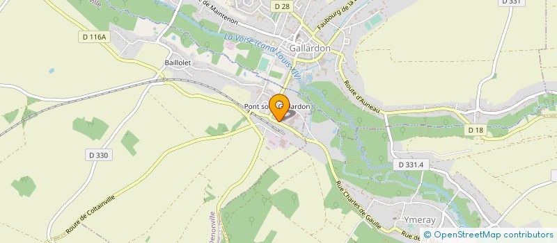 localisation de l'entreprise ELECTROFORGE INDUSTRIES à BAILLEAU-ARMENONVILLE