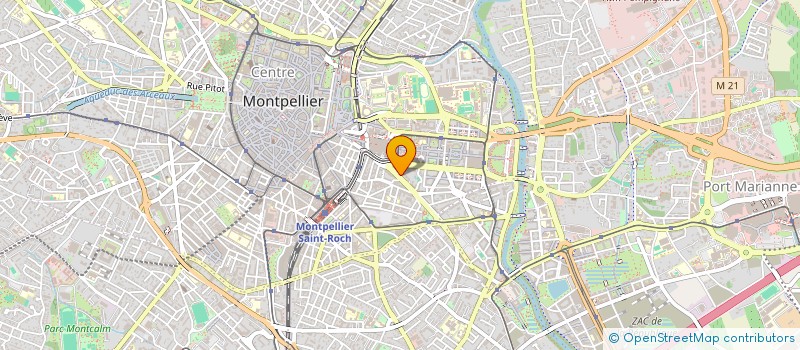 localisation de l'entreprise ELECTROFORM PLUS à MONTPELLIER