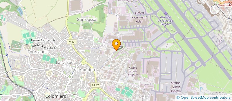 localisation de l'entreprise ELECTROIMPACT FRANCE à COLOMIERS
