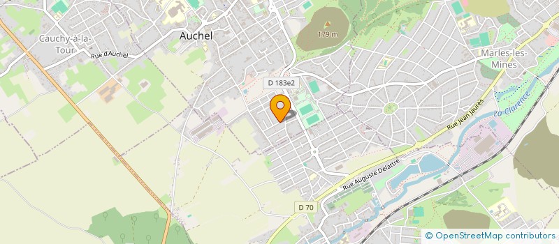 localisation de l'entreprise ELECTROLAG à AUCHEL