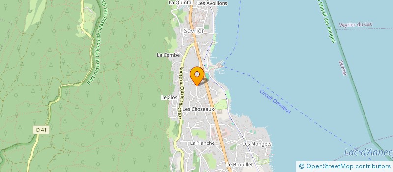 localisation de l'entreprise ELECTROLAV  SEVRIER