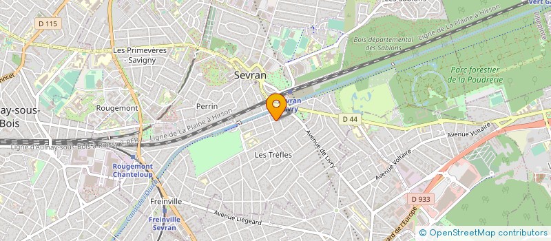 localisation de l'entreprise ELECTROLIFTE à SEVRAN