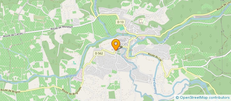 localisation de l'entreprise ELECTROLIP  CARCES