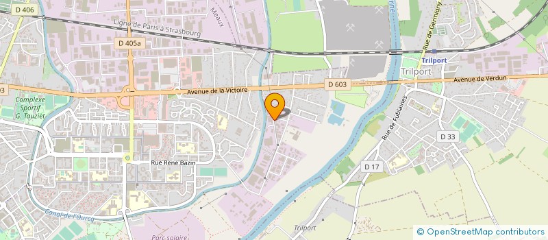 localisation de l'entreprise ELECTROLYSE DU MARAIS à MEAUX