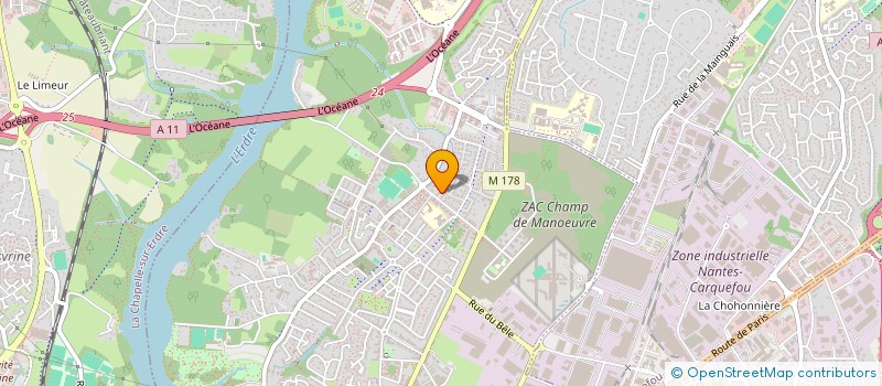 localisation de l'entreprise ELECTROMAKERS à NANTES