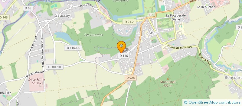 localisation de l'entreprise ELECTROMAT à SAUSSAY