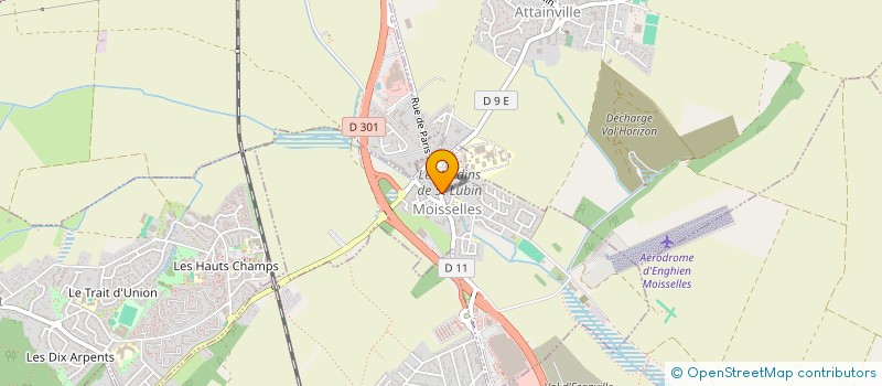 localisation de l'entreprise ELECTROMAT C.A.R.D à MOISSELLES