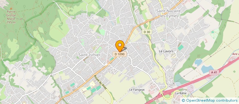 localisation de l'entreprise ELECTROMAX  SAINT-ISMIER