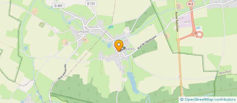 localisation de l'entreprise ELECTROMAX  ECLAIBES