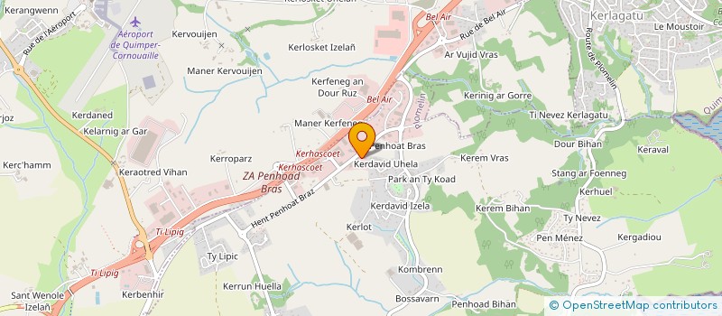 localisation de l'entreprise ELECTROMENAGER ASSISTANCE à PLOMELIN