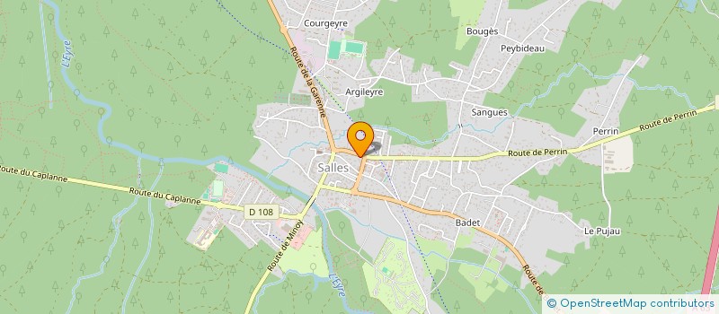 localisation de l'entreprise ELECTROMENAGER MULTISERVICES SALLES  SALLES