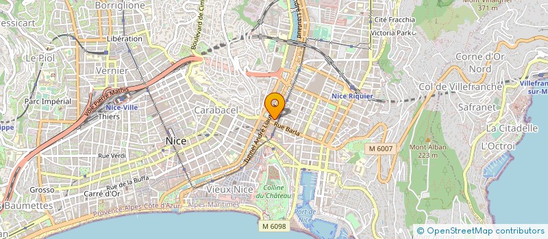 localisation de l'entreprise ELECTROMENAGER RISSO à NICE
