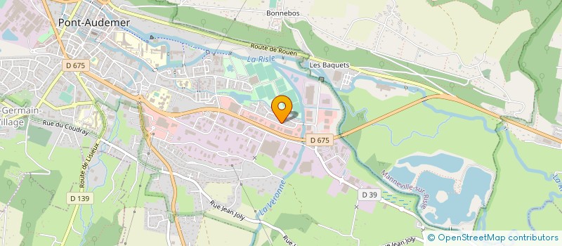 localisation de l'entreprise ELECTROMENAGER TV SERVICES  PONT-AUDEMER