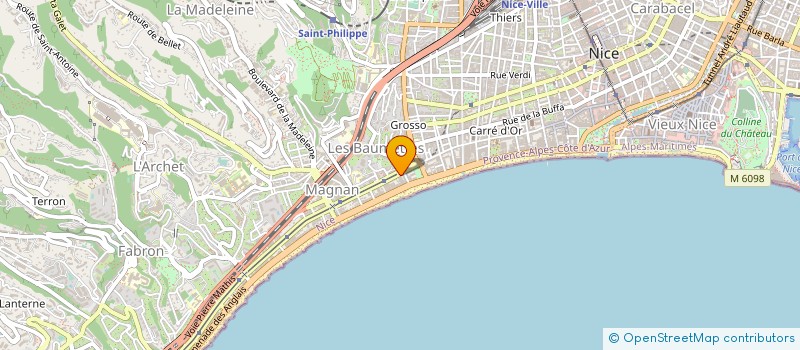 localisation de l'entreprise ELECTROMENAGERS DU MIDI à NICE