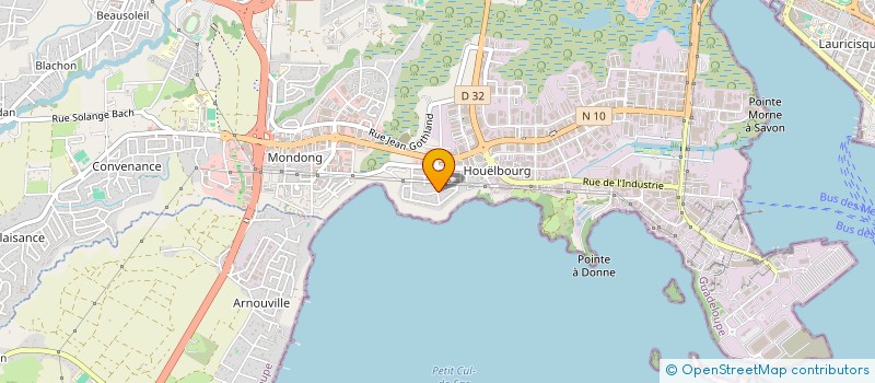 localisation de l'entreprise ELECTROMETAL à BAIE-MAHAULT