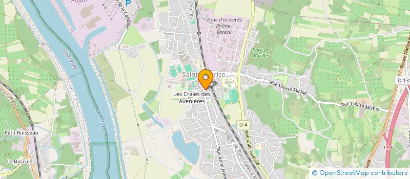 localisation de l'entreprise ELECTRON FORMATION  SAINT MAURICE L'EXIL