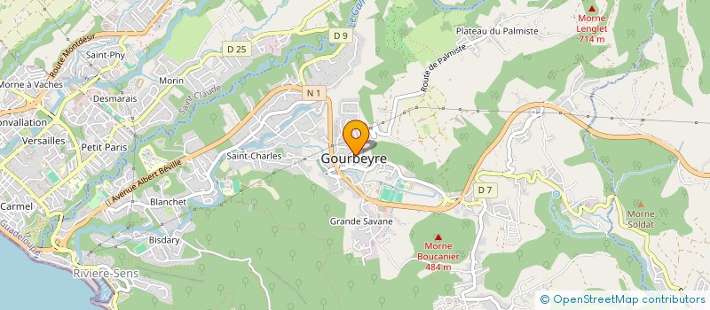 localisation de l'entreprise ELECTRON IMMOBILIER  GOURBEYRE