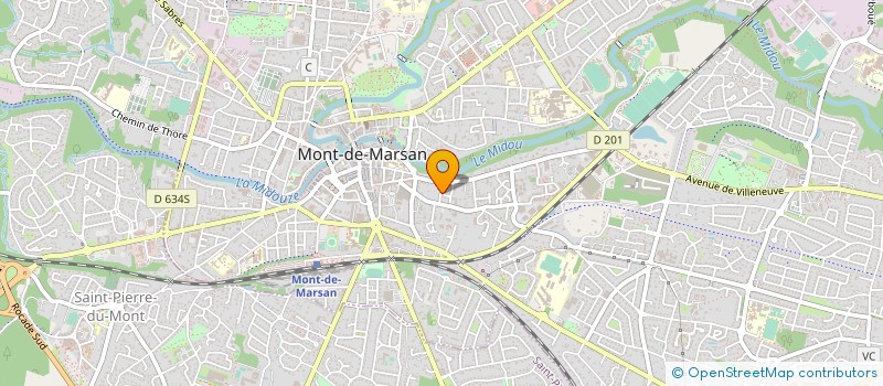 localisation de l'entreprise ELECTRON LIBRE HANDICAP à MONT-DE-MARSAN