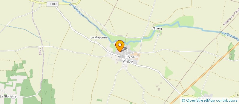 localisation de l'entreprise ELECTRON POSITIF  VILLIERS-SUR-CHIZE