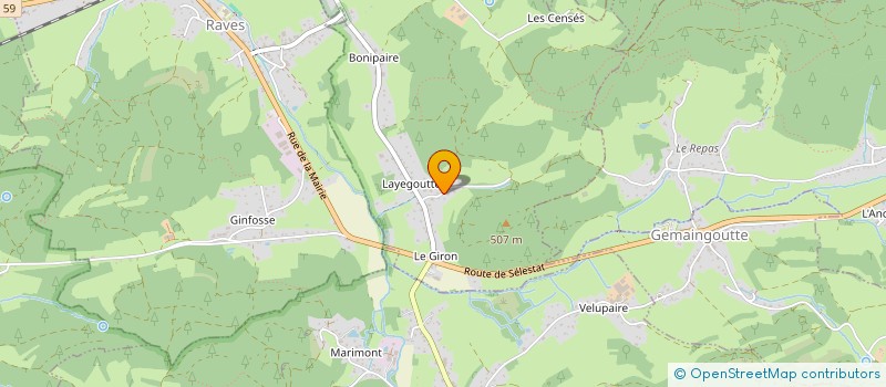 localisation de l'entreprise ELECTRON-PRO  BERTRIMOUTIER