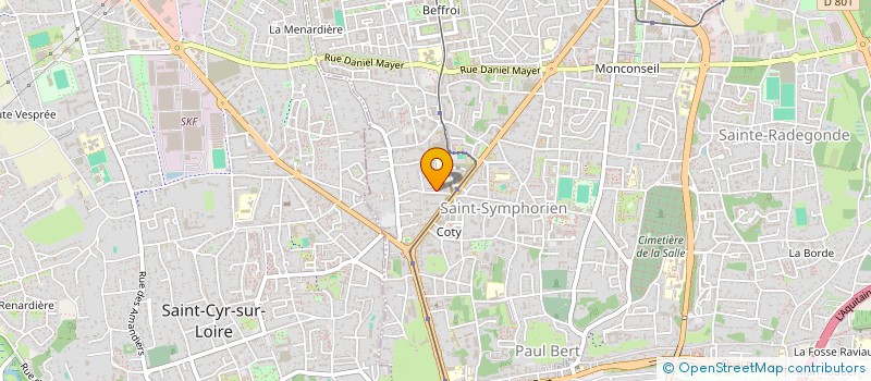 localisation de l'entreprise ELECTRON STARZ à TOURS