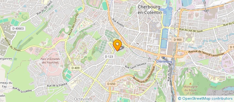 localisation de l'entreprise ELECTRONAV à CHERBOURG-EN-COTENTIN