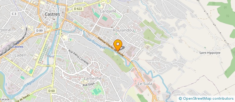 localisation de l'entreprise ELECTRONIC 81  CASTRES