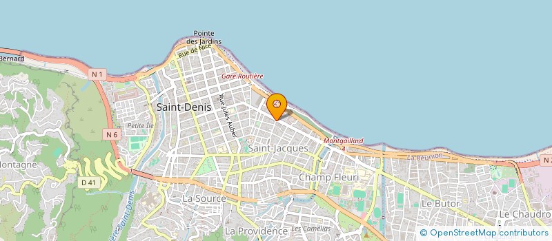 localisation de l'entreprise ELECTRONIC AVENIR à SAINT-DENIS