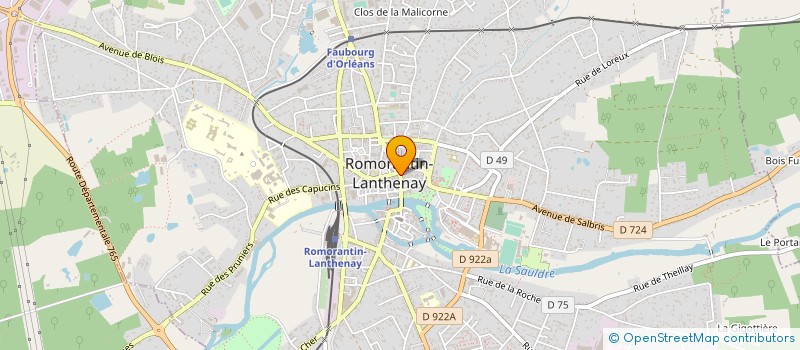 localisation de l'entreprise ELECTRONIC BUREAU SERVICES à ROMORANTIN-LANTHENAY