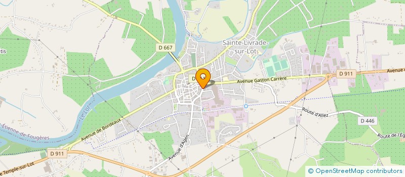 localisation de l'entreprise ELECTRONIC CONFORT à SAINTE-LIVRADE-SUR-LOT