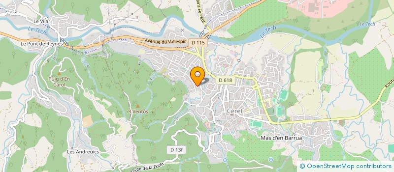 localisation de l'entreprise ELECTRONIC CONNECT SYSTEM  CERET