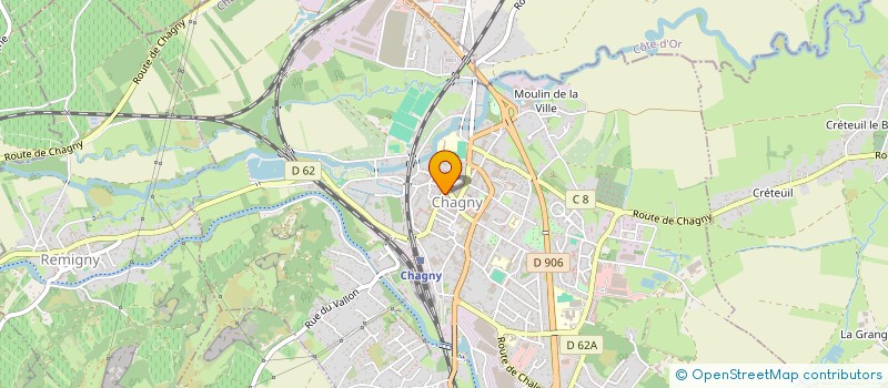 localisation de l'entreprise ELECTRONIC SERVICES  CHAGNY