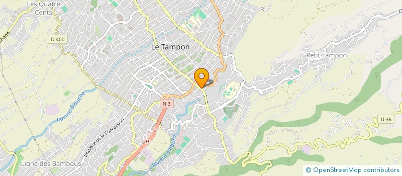 localisation de l'entreprise ELECTRONIC'SHOP à LE TAMPON