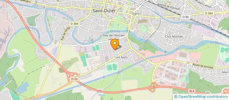 localisation de l'entreprise ELECTRONIC SPACE à SAINT-DIZIER