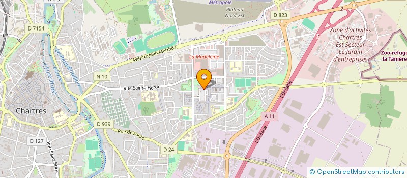 localisation de l'entreprise ELECTRONICS-AUTOMOTIVE FRANCE à CHARTRES