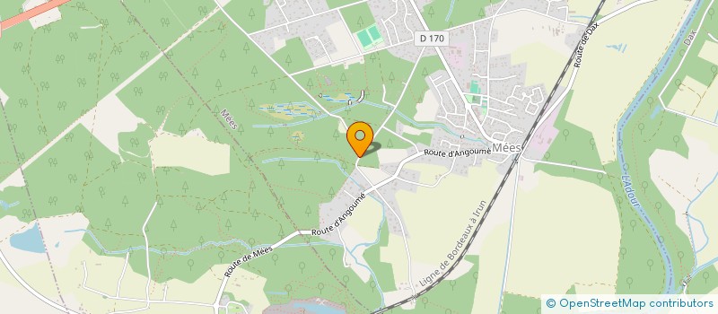 localisation de l'entreprise ELECTRONIQUE 40  MEES