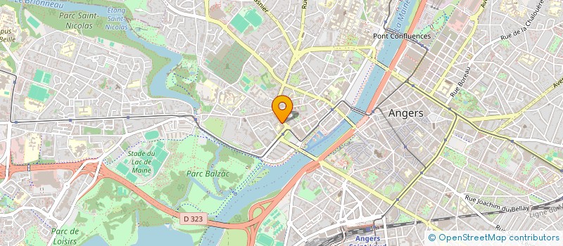 localisation de l'entreprise ELECTRONIQUE 49  ANGERS