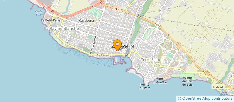 localisation de l'entreprise ELECTRONIQUE ACOUSTIQUE à SAINT-PIERRE