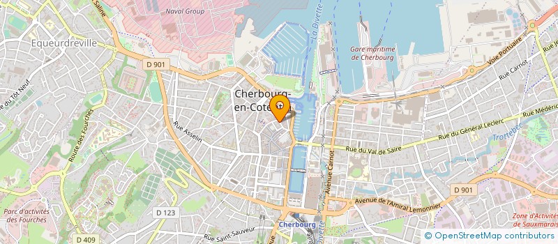 localisation de l'entreprise ELECTRONIQUE APPLICATIONS à CHERBOURG-EN-COTENTIN