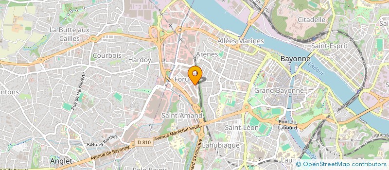 localisation de l'entreprise ELECTRONIQUE BASCO-LANDAISE à BAYONNE